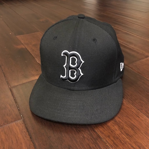 red sox hat black